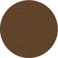 thumbnail image 1 of Ahgly Company Tapis Rond Lavable en Machine Intérieur Transitionnel Brun Selle, 8 Pieds Rond, 1 of 7