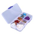 thumbnail image 4 of p>Guitar Pick Set, Picks de Guitare Coloré ABS Celluloïd 60 Pcs pour Guitares Acoustiques/p>, 4 of 7