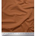 thumbnail image 1 of Soimoi Brown polyester Crepe Fabric Artistic Geometric Print Fabric by Yard 52 Inch Wide, 1 of 3