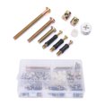 thumbnail image 4 of Furniture Hardware Screw Screw Nut Kit Furniture Eccentric Wheel Pre-inserted Nut Hardware Tools 125Pcs Furniture Hardware Screw PreInserted Nut Eccentric Wheel 3in1 Connecting Kit, 4 of 8