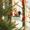 thumbnail image 3 of Clearance! Dinosaur Animal Personalization Christmas Tree Ornament Christmas Tree Pendants Hanging Pendants Plush Craft For Christmas Holiday Party Home Decor, 3 of 3