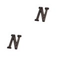 thumbnail image 3 of relayinert House Sign With Retro 3D Wide Range Of Uses And Durable Weather-resistant Metal House Numbers Retro 3D Sign N 2Set, 3 of 6