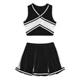 thumbnail image 3 of Sinleey Costume de Danseuse pour Filles avec Jupe Plissée Noir 12, 3 of 5