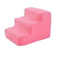 thumbnail image 1 of Xuanheng Balanced Pet Steps Non Slip Dog Steps for Small Dogs and Cats High Beds Couch Pink 3 Steps, 1 of 8