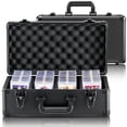 thumbnail image 1 of VEVOR 96 PSA Graded Card Storage Box 4 Slots Sports Card Holder Case Key Lock, 1 of 9
