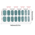 thumbnail image 3 of LSLJS 16 Small Nail Art Stickers Solid Color Glossy Nail Stickers, Home Accessories, 3 of 4