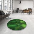 thumbnail image 4 of Ahgly Tapis Rectangulaire Lavable en Machine Intérieur Vert Émeraude Profond, 5 Pieds x 8 Pieds, 4 of 7