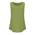 thumbnail image 5 of Timegard Camisoles pour Femmes Été Col Rond Sans Manches Blouse Confortable Tunique Décontractée à Porter avec des Leggings, 5 of 5
