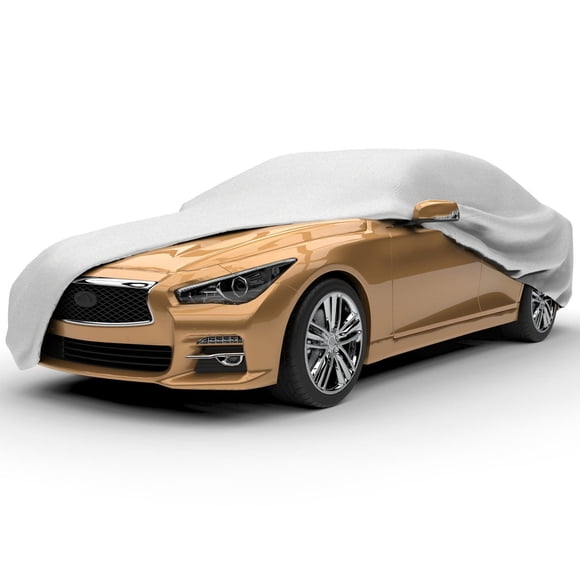 Budge Lite Car Cover Fits Cars up to 264 inches, B-5 - (Polypropylene, Gray)
