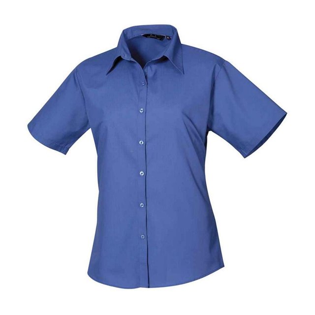 Premier Blouse en Popeline à Manches Courtes pour Femmes