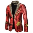 thumbnail image 1 of Birdeem Veste de Complet Décontractée pour Homme, Automne et Hiver, Mode, Personnalité, Paillettes, 1 of 1