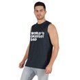 thumbnail image 4 of Inkmeso Printed Graphic World Okayest Dad€ T-Shirt For Mens Best Daddy Ever Gift T-Shirt, 4 of 7