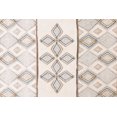 thumbnail image 3 of Casavani Hand Block Printed Cotton Dhurrie Grey Kitchen Runner Rug Hallway Stair Runner Area Carpets 3x10 feet, 3 of 5