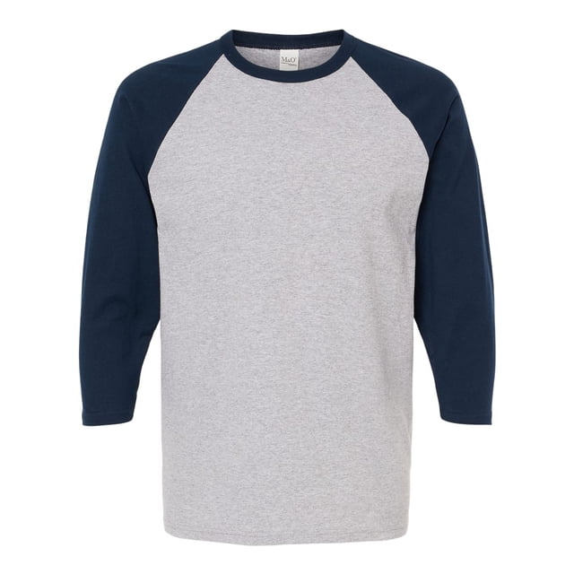 M&O 5540 Raglan Three-Quarter Sleeve Baseball T-Shirt