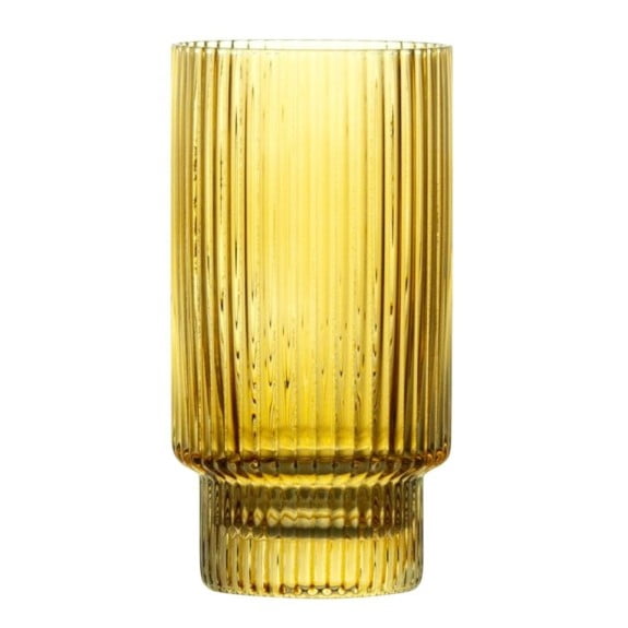 Striped Highball Glass 14 oz / 420 ml (Set of 4)