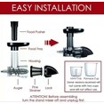 thumbnail image 3 of Masticating Juicer Attachment for KitchenAid All Models Stand Mixers Masticating Juicer Slow Juicer Attachment for KitchenAid, 3 of 5