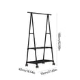 thumbnail image 3 of QTOCIO Coat Rack Freestanding Closet Organizer Hall Tree With 2 Storage Shelves Corner Storage Organizer For Entryway Bedroom, 3 of 4