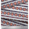 thumbnail image 2 of Soimoi Poly Georgette Fabric Ikat Southwestern Printed Craft Fabric by The Yard 52 Inch Wide, 2 of 3