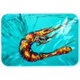 thumbnail image 1 of 24 x 36 Po Sarcelle de Crevette Tapis de Cuisine Ou de Bain, 1 of 1