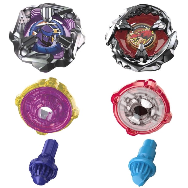 Beyblade X Beat Tyranno 4-70Q & Knife Shinobi 4-80HN Dual Pack Set