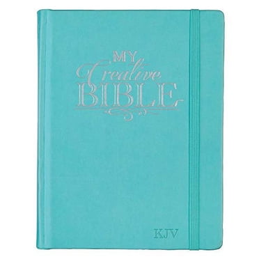 Ma Bible Créative KJV : Bible Rigide Aqua pour Journalisation Créative