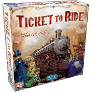 Days of Wonder | Ticket to Ride Board Game | Ages 8+ | For 2 to 5 Players | Average Playtime 30-60 Minutes, Black