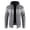 Grey, variant on RKSTN Jackets for Men Fashion And Winter Stand Collar Sweater Casual Fleece Jacket Fall and Winter Long Sleeve Jacket Coats