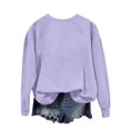 thumbnail image 5 of Meichang Chandails de Football pour Femmes, Coupe Ample, Manches Longues, Col Ras du Cou, Chandail à Imprimé de Football pour Jour de Match, Chandail à Manches Longues à Enfiler, Coupe Ample, Chandail Sundy, 5 of 5