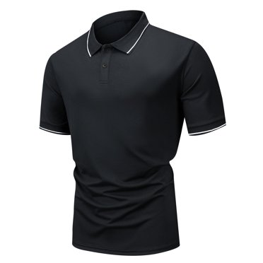 QIPOPIQ Polo Piqué Extensible pour Homme en Liquidation