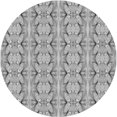 thumbnail image 1 of Ahgly Tapis Rond Lavable en Machine Intérieur Transitionnel Gris Platine, 8 Pieds Rond, 1 of 7