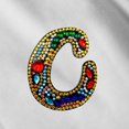 thumbnail image 4 of Porte-clés de Noël 26 Lettres Pendentif Strass, 4 of 8