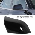 thumbnail image 3 of Door Rearview Mirror Cover Cap Replacement for  2017-2023, Black Painted High Strength Door Mirror Cover, Easy Install, 3 of 7