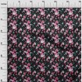 thumbnail image 3 of oneOone Rayon Black Fabric Florals Fabric For Sewing Printed Craft Fabric By The Yard 56 Inch Wide, 3 of 4