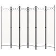 thumbnail image 1 of vidaXL 6-Panel Room Divider White 240x180 cm, 1 of 4