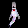 thumbnail image 1 of Hbdhejl Halloween Windsocks With White Led String Lights 47.2 Inch Light Up Hanging Outdoor Halloween Decorations Battery Operated Waterproof For Halloween Party Yard Decor, 1 of 5