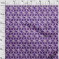 thumbnail image 2 of oneOone Silk Tabby Fabric Floral Block Printed Fabric 1 Yard 42 Inch Wide, 2 of 4
