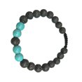 thumbnail image 1 of Mode Correspondant Bracelets Réglable Noir Mat Roches Diffuseur Bracelet Perles de Prière Femmes Accessoires Cadeaux pour Hommes 8mm Pin, 1 of 6