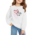 thumbnail image 3 of vdgthytj Chandail de la Saint-Valentin pour Garçons et Filles Tout-Petits, Imprimé, Col Rond, Manches Longues, Blouse Graphique 2-10 Ans, 3 of 3