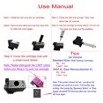 thumbnail image 3 of Cartridge Ink Refill Tool, 5 Syringe Inkjet Printer Cartridge Ink Refill Tool PP Stainless Steel 20ml Reusable  for Office, 3 of 7
