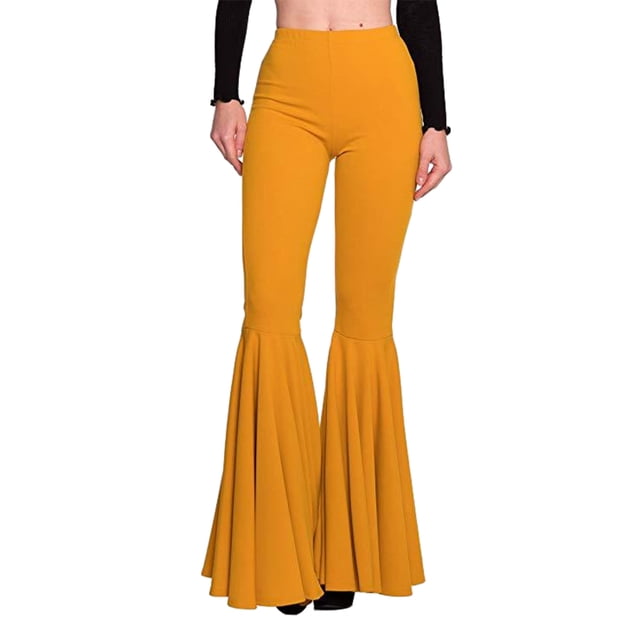 VONKY Stretchy Pants Wide Application Multiple Sizes Available Breathable yellow XL 1Set