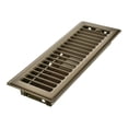 thumbnail image 4 of Imperial 3" x 10" Chocolate Steel Floor Register, Louvered, 1-pk, 4 of 7
