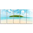 thumbnail image 1 of Design Art Tropical Island Panorama Canvas Print, 1 of 3