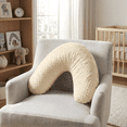 thumbnail image 3 of Jolly Jumper Boomerang Nursing Cushion | Ergonomic Maternity & Feeding Pillow for Pregnancy, Breastfeeding & Support | Removable Washable Cover, 3 of 9