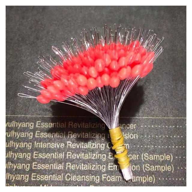 300pcs Rubber Fishing Bobber Stopper 4 Sizes Float Sinker Stopper Fishing Tackle Accessories