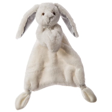 Mary Meyer - Bébé, nourrisson, tout-petit - Lapin blanc soyeux Lovey - Couverture de sécurité - Lavable en machine - 13"