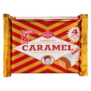 Tunnocks Real Lait Chocolat Caramel Wafer Biscuits