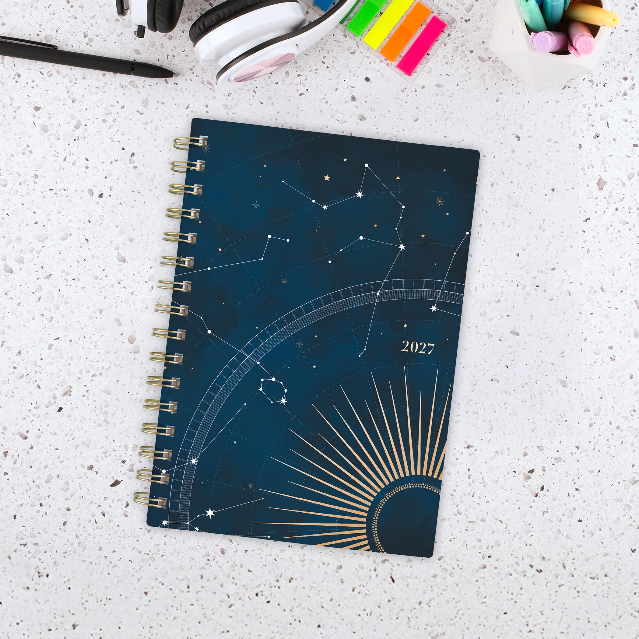 2027 Agenda hebdomadaire et mensuel Cambridge® Stargazer, petit format