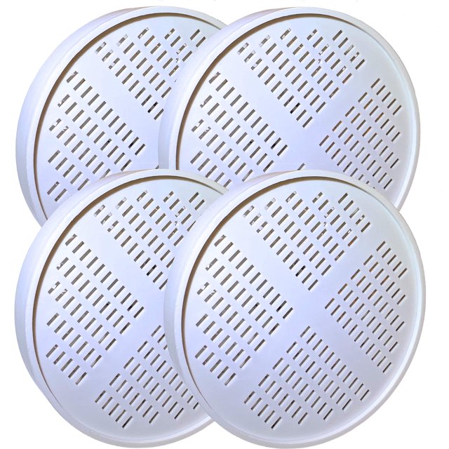 Cali Tropical Rain Shower Head Round Vitamin C & E Filter - 4 pack