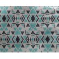 thumbnail image 4 of oneOone Georgette Viscose Fabric Triangle Ikat Print Fabric By The Yard 42 Inch Wide, 4 of 4