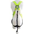 thumbnail image 2 of Full Body Safety Harness & Lanyard - Stranded Size - Fall Protection - Portable Personal Protective Equipment for Rock Climbing, 2 of 6